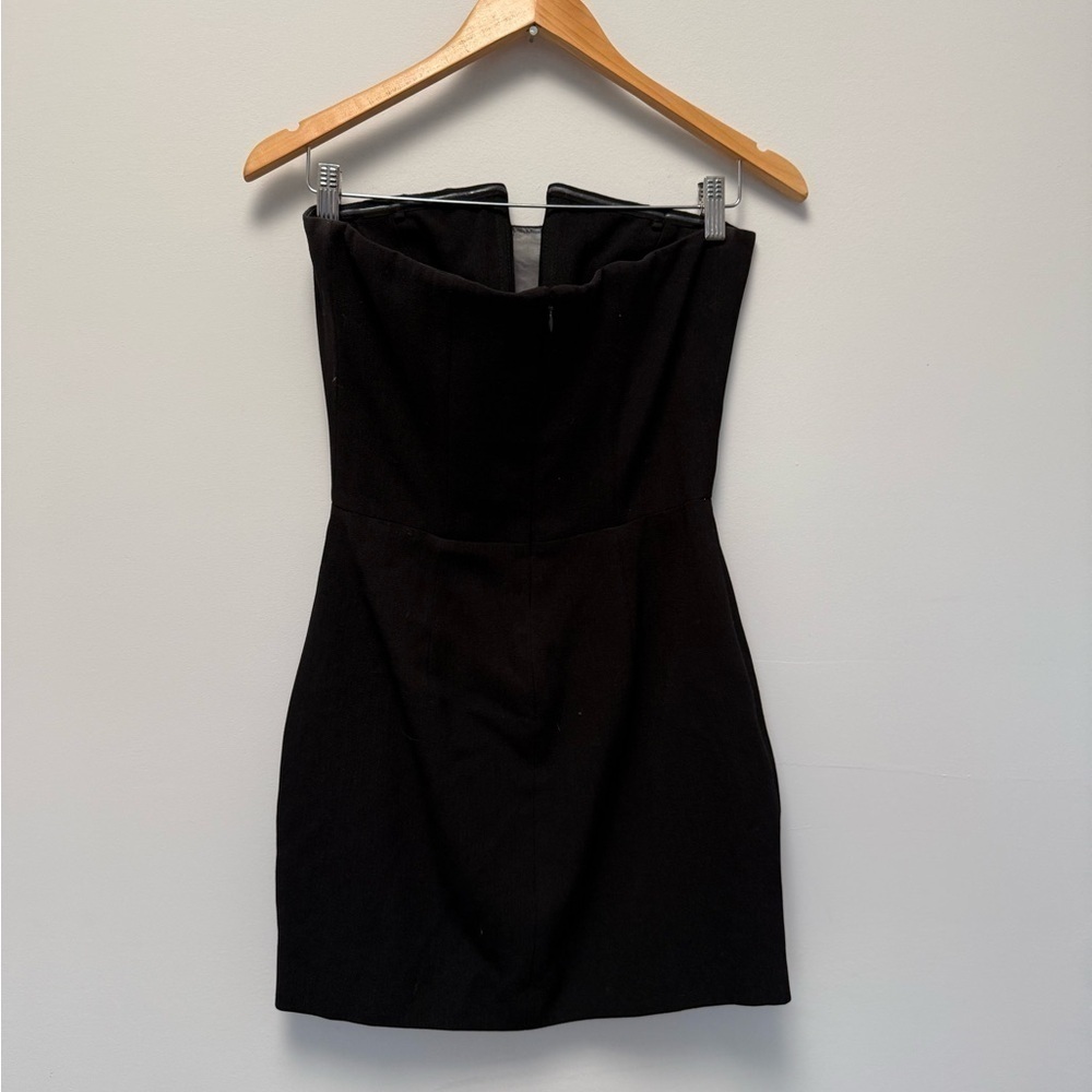 Dress the Population | Chloe Illusion Inset Strapless Minidress Black Co…